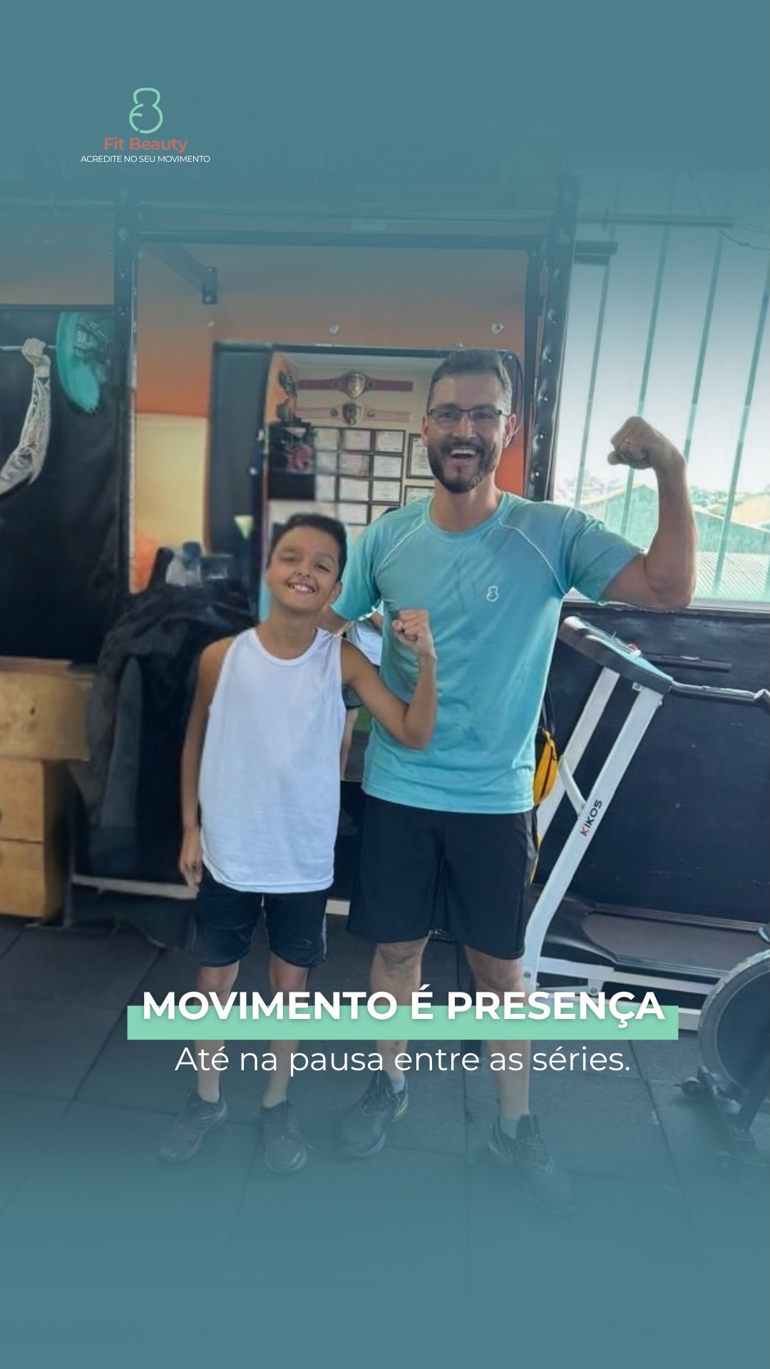 Mais do que exercício, é conexão.
Cada passo, cada riso, cada desafio – juntos.
Porque estar presente vai além de estar junto: é viver o momento com intenção. 💪❤️
#PaiEFilho #MovimentoÉPresença #AcrediteNoSeuMovimento