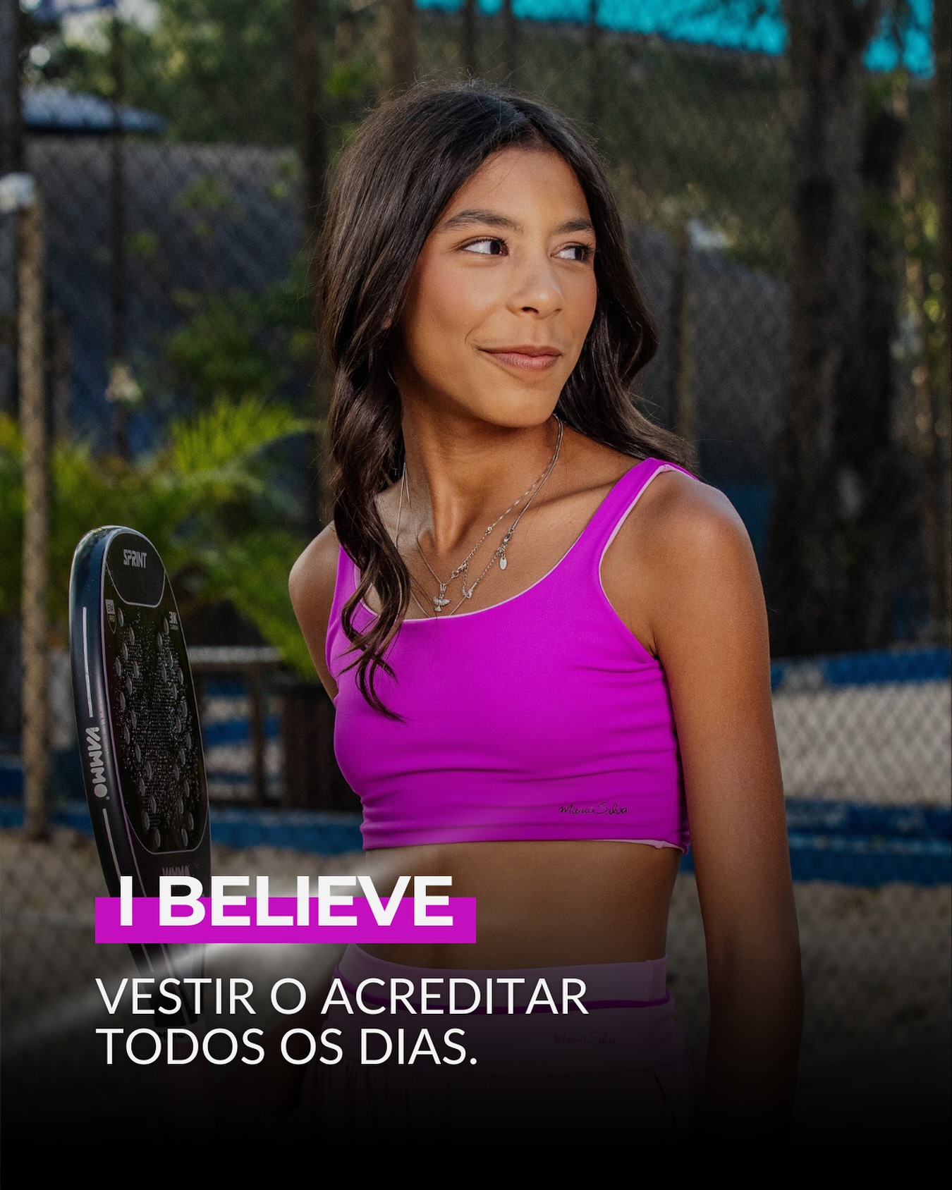 Ela já acreditou. Agora é a sua vez.
A coleção I BELIEVE, assinada por Maria Silva, não é mais novidade, e sim sucesso!
É presença. É um lembrete constante: acreditar é uma escolha diária.
Feita para quem já começou a escrever sua história no esporte, na vida, no que acredita.
💭 Você veste o que, quando precisa acreditar em si mesma?
#IBelieve #MariaSilva #JuvenilEmMovimento #BeachTennisBrasil